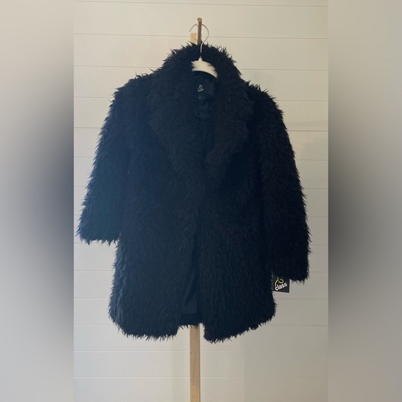 art class Other - Art Class Girls Faux Fur Long Jacket Black NWT